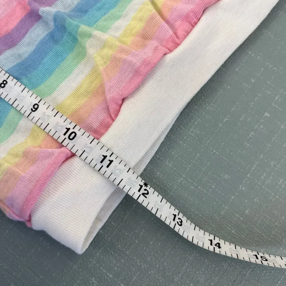 Vintage Carter's Pastel Rainbow Striped Polo Shirt 2T USA